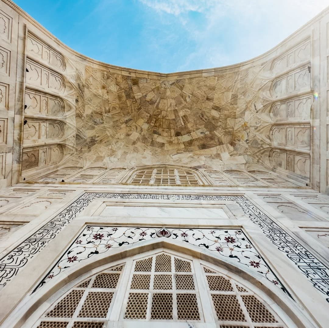 taj mahal marble art